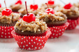 german chocolate cupcakes