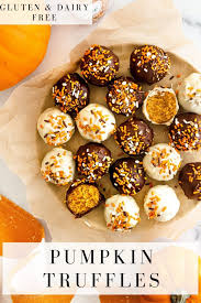 pumpkin truffles