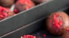 raspberry truffles