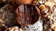 cocoa dusted chocolate truffles