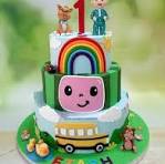 cocomelon theme cake
