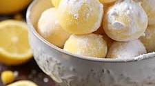 lemon white chocolate truffles