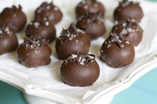 chocolate caramel truffles
