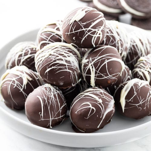 chocolate oreo truffles