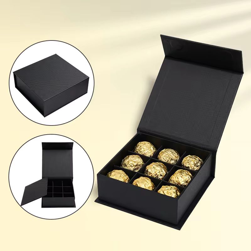 chocolate truffle boxes empty