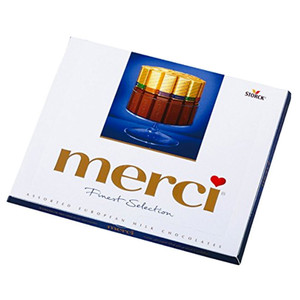 merci chocolate box