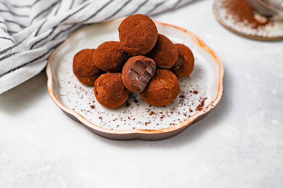 french cacao truffles