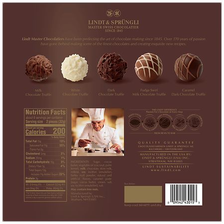 lindt gourmet truffles gift box