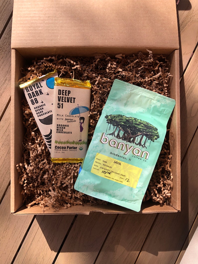 organic chocolate gift box