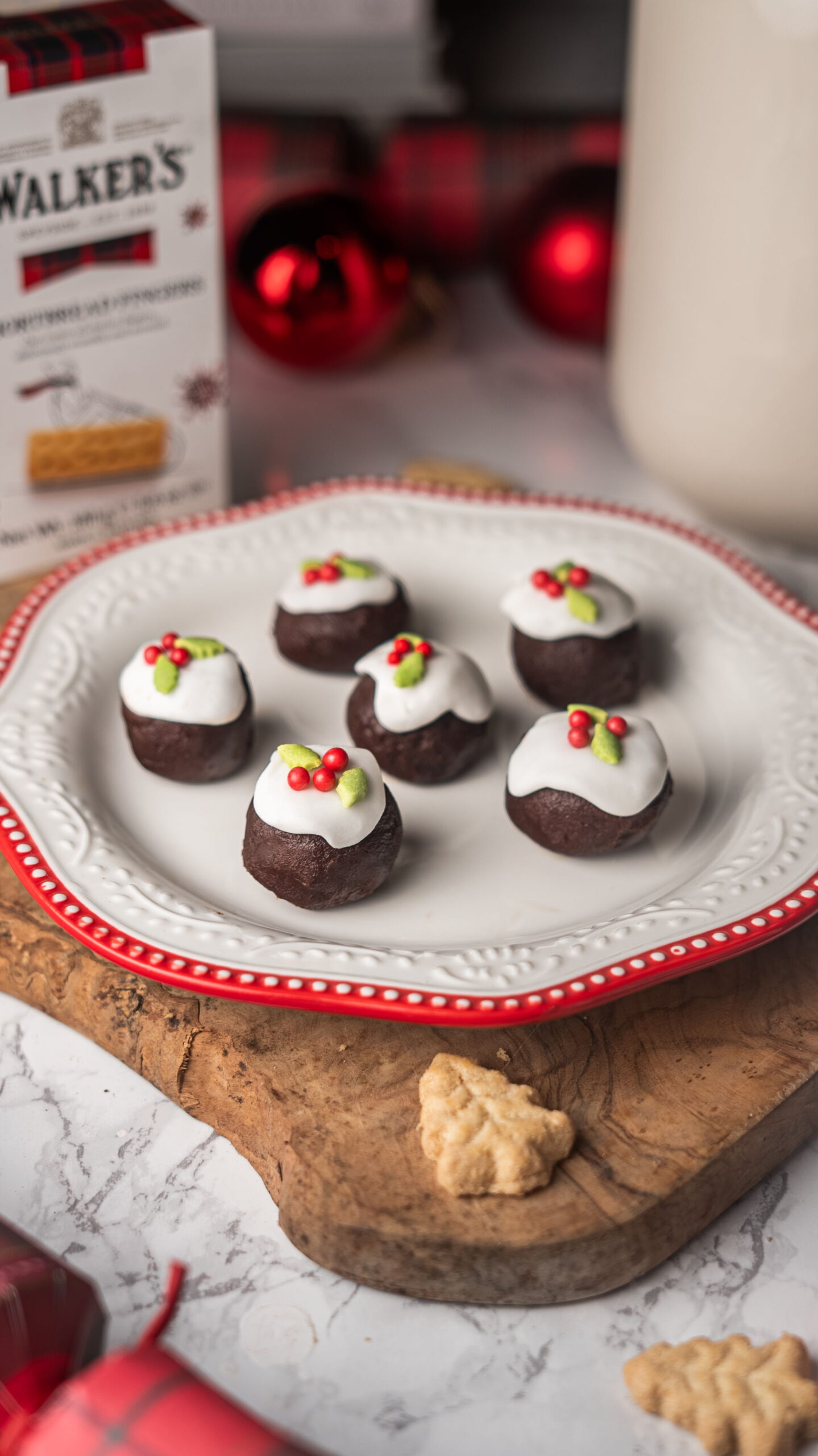 christmas pudding truffles