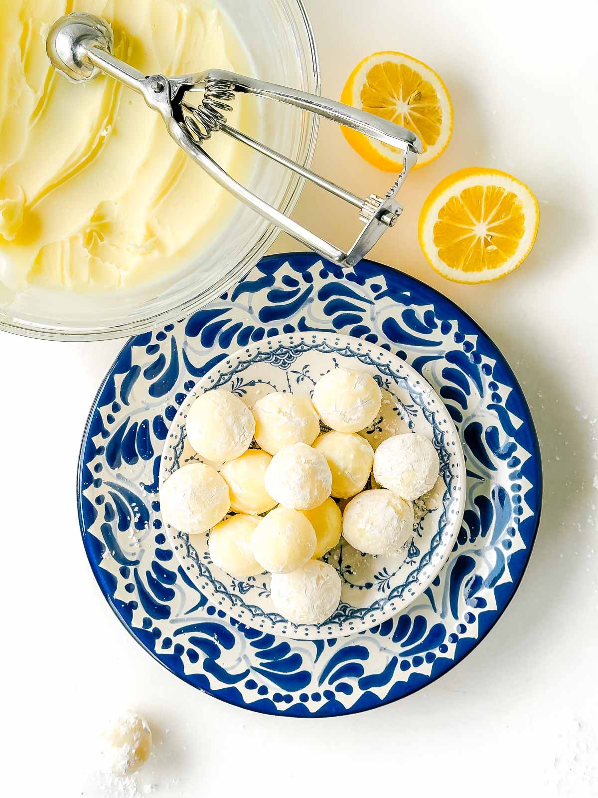 easy lemon truffles