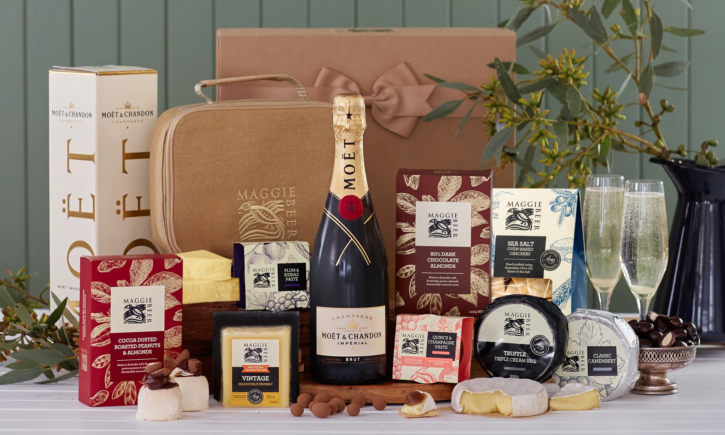 cheese and chocolate hamper