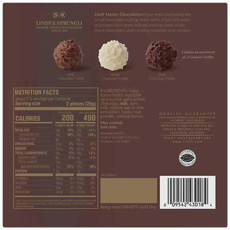 lindt chocolate dessert box