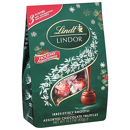 lindt lindor assorted chocolate truffles 525g