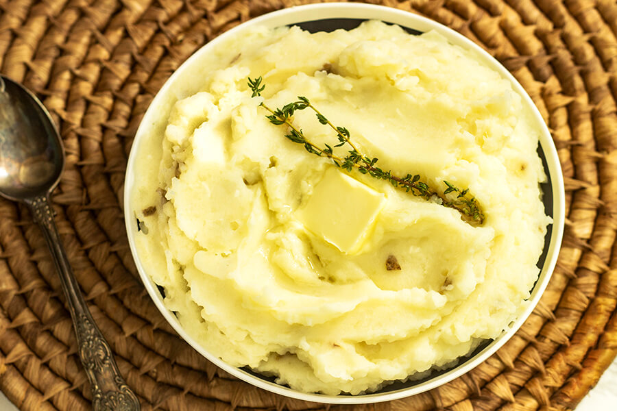 extra creamy with the addition of butter